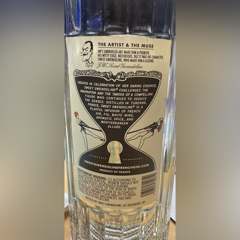 Empty Sweet Gwendolyn bottle. Dita Von Teese. Dominatrix graphics. - Picture 5 of 5